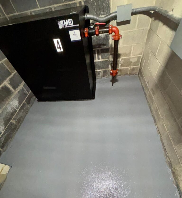 clean hydro machine room