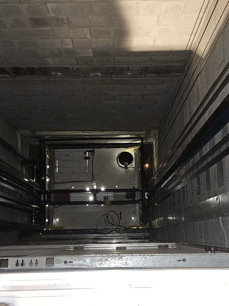 top of elevator